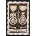 1952France - Sc# 684 Mint NH - Military Medal 15fr