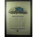 1964 Manufacturers Hanover Bank Ad - No Ivory Tower