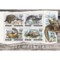 CENTRAL AFRICA 2016 SHEET MNH TURTLES TORTUES T...