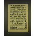1955 Dubonnet Aperitif Ad - Le courrier du coeur