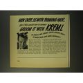 1950 Kreml Hair Tonic Ad - Men over 25 with thinning hair