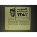 1950 Kreml Hair Tonic Ad - Men over 25 with thinning hair groom it with Kreml