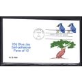 FDC Lori & Dad 3048 20c Blue Jay/2 BPS (Cachet-...