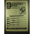 1956 Stoeger Arms Ad - Franchi Shotgun, Mannlicher-Schoenauer Custom Model 1956