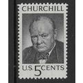 USA 1965 CHURCHILL COMMEMORATI0N 5c BLACK SIR W...
