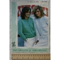 1984 Patons 7430 cardigan, cotton Top & Perle, ...