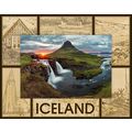 Iceland Laser Engraved Wood Picture Frame Lands...
