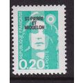 St Pierre & Miquelon 1990 Marianne 20c SG 622 M...
