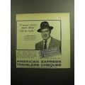 1958 American Express Travelers Cheques Advertisement - Bob Hope