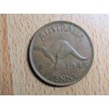Australia 1945 1d Penny Coin