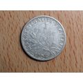 France Republic 1904 1 Franc Coin