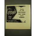1961 Gene Norman's Crescendo Advertisement - Op...