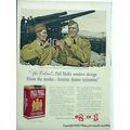 PALL MALL CIGARETTES 1941 WW2 coast defense gun...