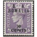 Somalia 1950 S25 30c on 3d Pale Violet Mounted ...