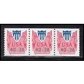 CVP33 38c Shield Very Fine MNH Strip of 3 PA5340