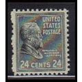 828 24c Benjamin Harrison Fine MNH O4174