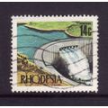 RHODESIA 1970 SG 446a 14c KARIBA DAM FINE USED#4