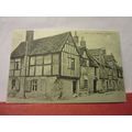 15th C. HOUSES, LACOCK, WILTSHIRE unused antiqu...