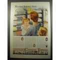 1933 Cannon Towels Ad - Mother knows best