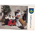 Provence Folklore France Postcard unused VGC