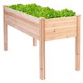 Solid Wood Cedar 30-inch High Raised Garden Bed...