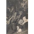 Man Dressed as Boy Scout Old Binoculars Camping...