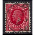 GB 1934 KGV 1d Scarlet Stamp SG 440 (B421)