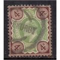 GB 1902 - 10 KEV11 4d Brown & Green Jubilee.(L4...