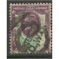 GB 1901 - 13 KEV11 1 1/2d Purple/Green (435)