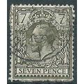 1912 SG187 7d Olive Fine Used (remainders).