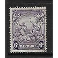 BARBADOS 1938 SG 254 6d VIOLET FINE USED