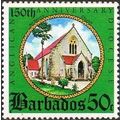 Barbados 1975 Anglican Diocese 50c Unmounted Mi...