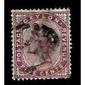 CEYLON 1886 5c DULL PURPLE SG195 FINE USED