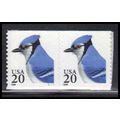 3053v 20c Blue Jay Very Fine MNH CNP Left S1111...