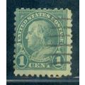 Used 581 1c Benjamin Franklin Average A16304