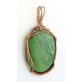 Chrysocolla Copper Wire Wrap Gemstone Pendant 60