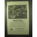 1924 The National City Company Ad - Broad Views