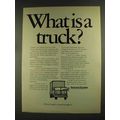 1972 American Trucking Association Ad, What is a Truck?