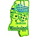 Mississippi Jackson Fridge Magnet