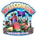 Wisconsin the Badger State Artwood Montage Frid...