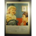 1957 Bell Telephone Ad - My daddy goes a hundred thousand million miles away