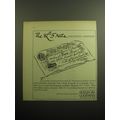1957 Bergdorf Goodman Advertisement - Ashtray by Fornasetti of Milan - £ 5 Note