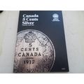 Whitman coin folder- Canada-Silver 5 cent-1858/...