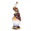 Treasured Trinkets Peacock on an Urn 11.5 CM Tr...
