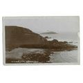 Aymer Cove, Bigbury on Sea, Devon, RP Postcard.