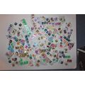 Spain stamps on Paper approx 175gm over 30 year...