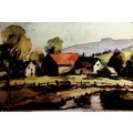 Cottages At Stopham, Sussex, Large Judges Art (...