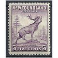 Newfoundland 1932 SG225 5c Violet Mounted Mint ...