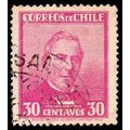 Chile 1934 Personalities 30c Used Stamp Preside...