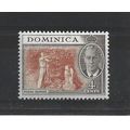Dominica.SG124 4c Picking Oranges.Mounted Mint....